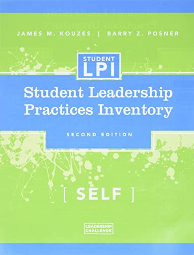 Beispielbild fr The Student Leadership Practices Inventory (LPI), Self Instrument (4 Page Insert), 2nd Edition Format: Paperback zum Verkauf von INDOO