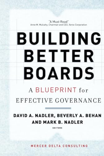 Imagen de archivo de Building Better Boards: A Blueprint for Effective Governance a la venta por SecondSale
