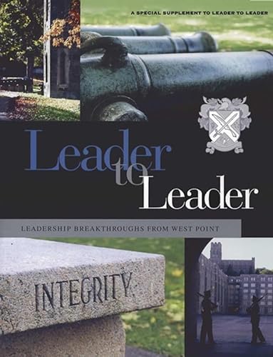 9780787981938: Leader to Leader (LTL): A Special Supplement, 2005 Leadership Breakthroughs from West Point (J–B Single Issue Leader to Leader)