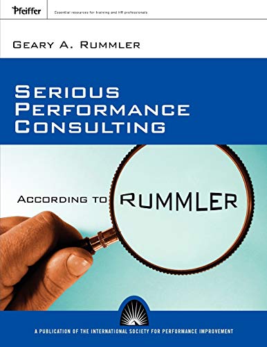 9780787996161: Serious Performance Consulting