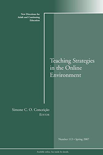 Stock image for Teaching Strategies in the Online Environment for sale by Better World Books
