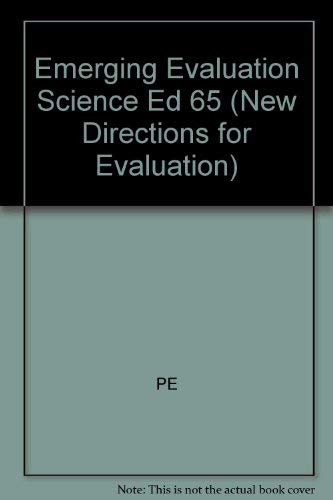 Stock image for Emerging Roles of Evaluation in Science Education Reform (New Directions for Evaluation) for sale by Bookmans