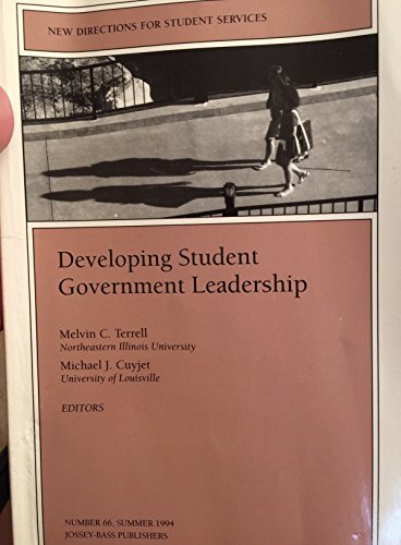 Stock image for Developing Student Government Leadership for sale by Better World Books