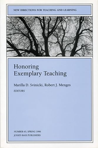 Imagen de archivo de Honoring Exemplary Teaching a la venta por Better World Books