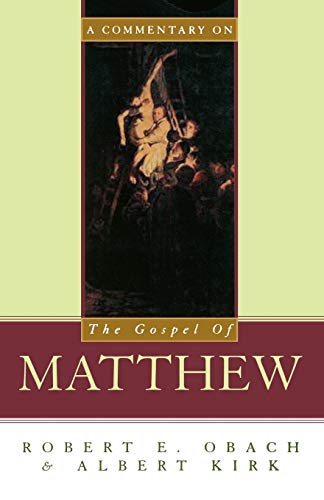 Beispielbild fr A Commentary on the Gospel of Matthew zum Verkauf von Chiron Media
