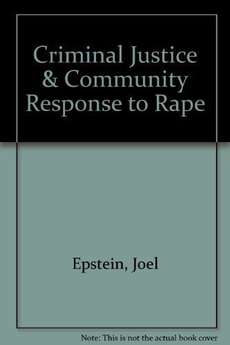 Criminal Justice & Community Response to Rape (9780788120183) by Epstein, Joel