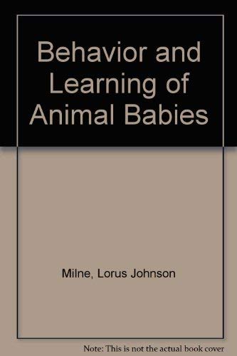 9780788158353: Behavior and Learning of Animal Babies