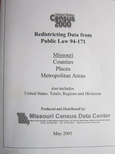 View from the States: Public Law 94-171 Redistricting Data from the Year 2000 Census (9780788173820) by Morton, Jackson; Pinkney, Stephanie; Thomas, Mary; Tillman, Neil