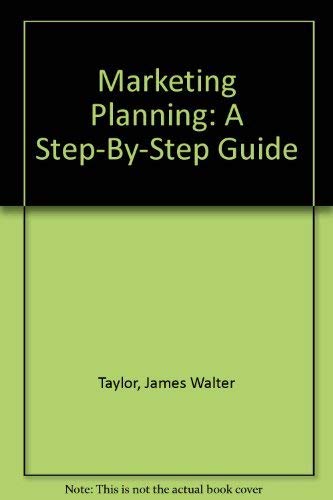 9780788191138: Marketing Planning: A Step-By-Step Guide
