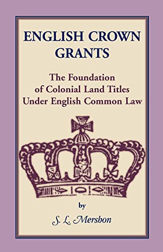 Beispielbild fr English Crown Grants zum Verkauf von Lucky's Textbooks