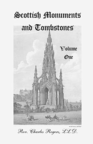 Stock image for Monuments and Monumental Inscriptions in Scotland, Volume I for sale by Veronica's Books