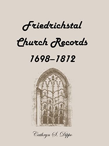 Immagine stock per Friedrichstal Church Records, 1698-1812