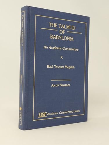 9780788500251: The Talmud of Babylonia: An Academic Commentary: X. Bavli Tractate Megillah