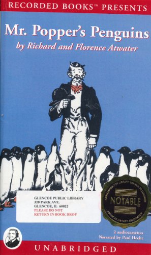 Mr. Popper's Penguins Unabridged Audio Cassette