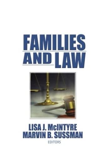 Stock image for Families and Law for sale by Blackwell's