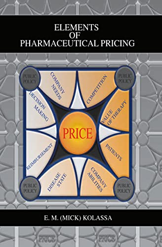 9780789003348: Elements of Pharmaceutical Pricing