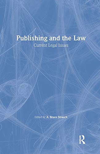 Publishing and the Law: Current Legal Issues (9780789008121) by Katz, Linda S