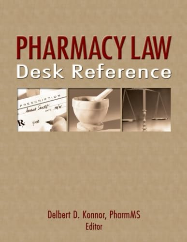 Stock image for Pharmacy Law Desk Reference for sale by Revaluation Books