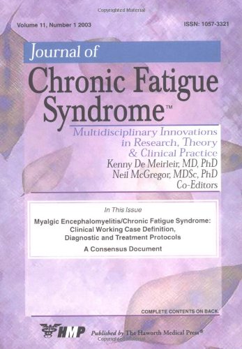 Stock image for Myalgic Encephalomyelitis / Chronic Fatigue Syndrome: Clinical Working Case Definition, Diagnostic and Treatment Protocols for sale by Ergodebooks