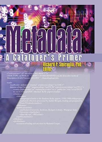 Metadata A Cataloger's Primer