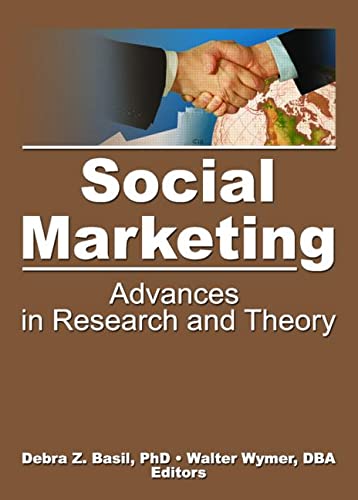 Beispielbild fr Social Marketing: Advances in Research and Theory zum Verkauf von Solr Books