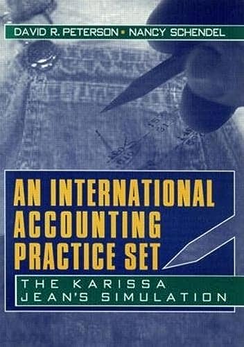Stock image for An International Accounting Practice Set for sale by Blackwell's