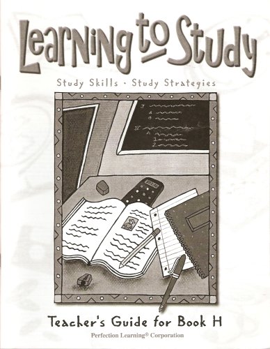 Stock image for Learning to Study Teacher's Guide, Book H, Grade 8 for sale by Discover Books