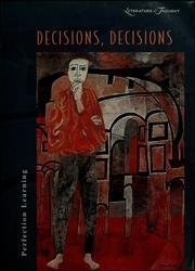 Beispielbild fr Decisions, Decisions Se zum Verkauf von Better World Books