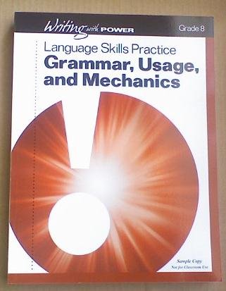 9780789179128: Writing with Power Language Skills Practice Workbook, Grade 8