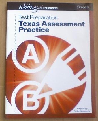 9780789179517: "Writing with Power Grade 8 Student Resources Test Preparation Texas Assessment "