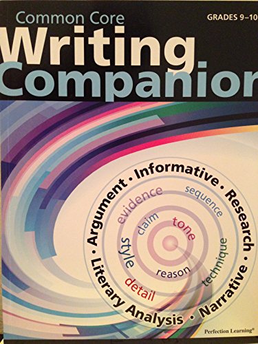 Imagen de archivo de Common Core Writing Companion Grades 9-10 a la venta por Better World Books