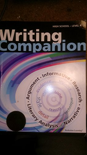 Stock image for Writing Companion -- High School Level A for sale by HPB-Red