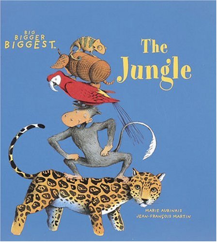 Beispielbild fr Jungle: Big Bigger Biggest: Fold-out Poster Book zum Verkauf von Blue Marble Books LLC