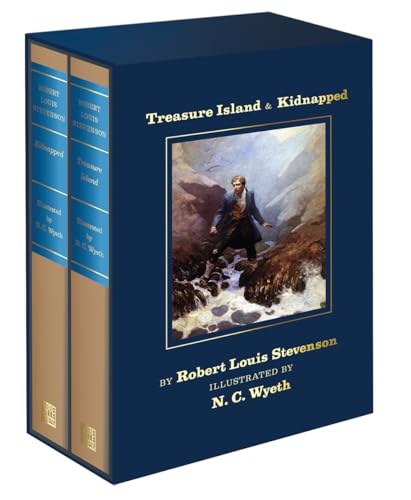 Beispielbild fr Treasure Island and Kidnapped: N. C. Wyeth Collector's Edition (2-Vol. Clothbound Set) Format: Hardcover zum Verkauf von INDOO