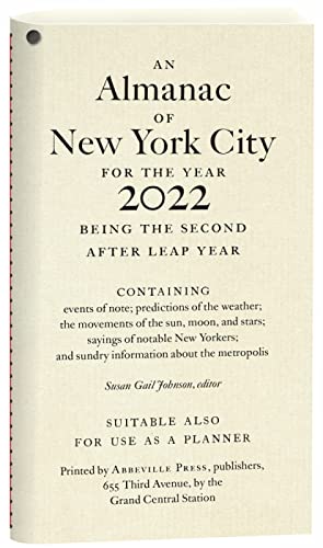 Beispielbild fr An Almanac of New York City for the Year 2022 zum Verkauf von BooksRun