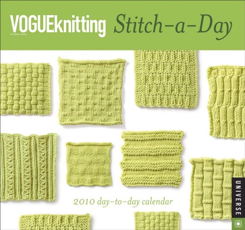 9780789319111: Vogueknitting Stitch-a-Day 2010 Calendar: Dtd