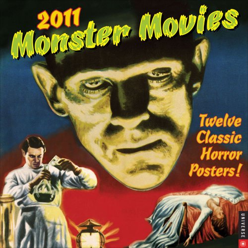 Monster Movies: 2011 Wall Calendar (9780789321626) by Universal Studios