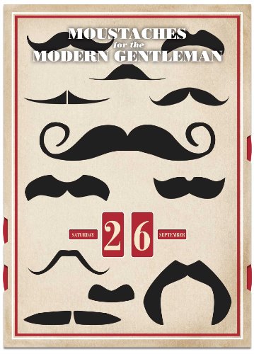 Imagen de archivo de Moustaches for the Modern Gentleman: A Perpetual Wall Calendar a la venta por HPB-Emerald