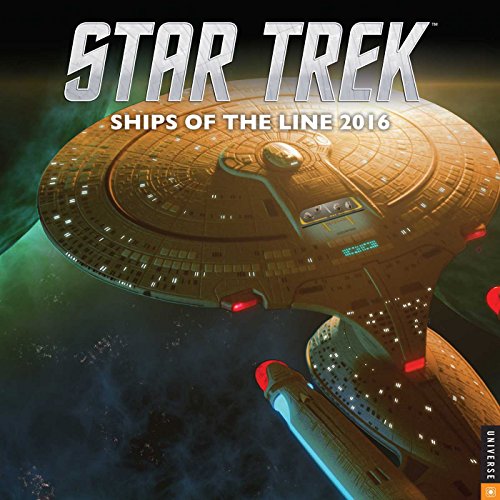 9780789330000: Star Trek 2016 Wall Calendar: Ships of the LIne