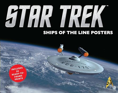 Beispielbild fr Star Trek: Ships of the Line Posters Format: Novelty book zum Verkauf von INDOO