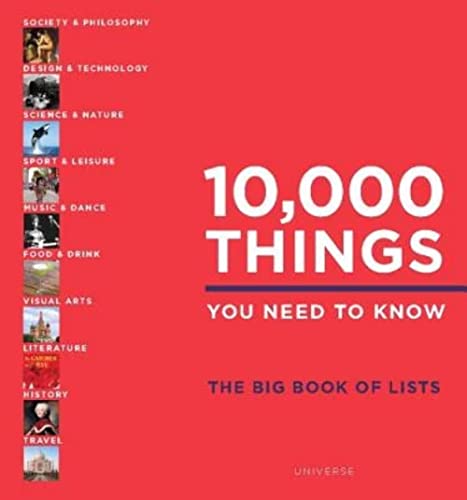 Beispielbild fr 10,000 Things You Need to Know: The Big Book of Lists zum Verkauf von WorldofBooks