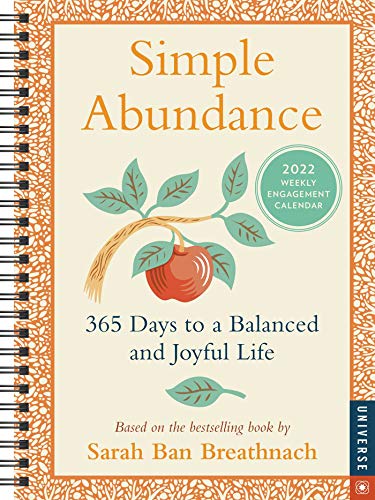 Imagen de archivo de Simple Abundance 2022 Engagement Calendar: 365 Days to a Balanced and Joyful Life a la venta por Zoom Books Company