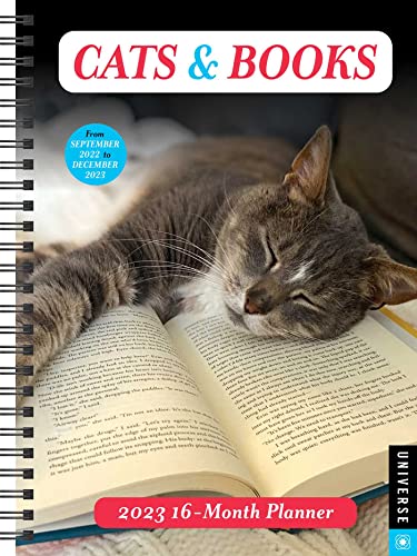 9780789342102: Cats & Books 2023 16-Month Planner