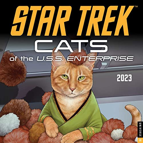 9780789342638: Star Trek: Cats of the U.S.S. Enterprise 2023 Wall Calendar