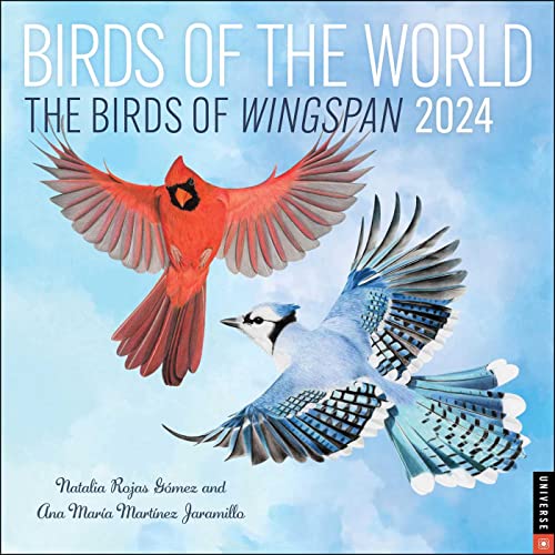 Imagen de archivo de Birds of the World: The Birds of Wingspan 2024 Wall Calendar a la venta por Monster Bookshop