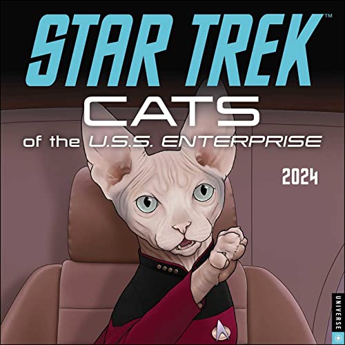 Stock image for Star Trek: Cats 2024 Wall Calendar for sale by HPB-Blue