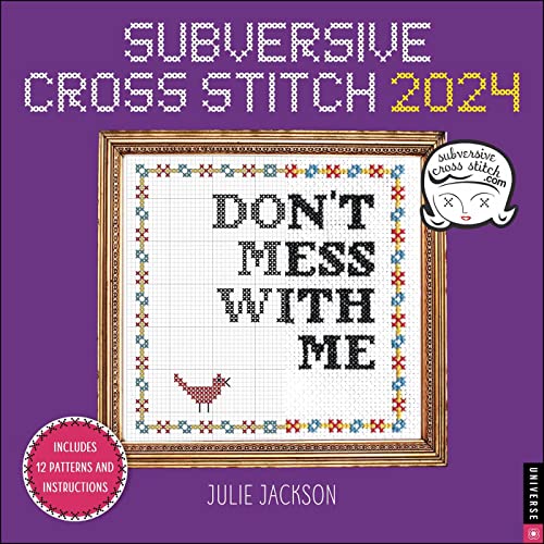 Beispielbild fr Subversive Cross Stitch 2024 Wall Calendar zum Verkauf von HPB-Blue