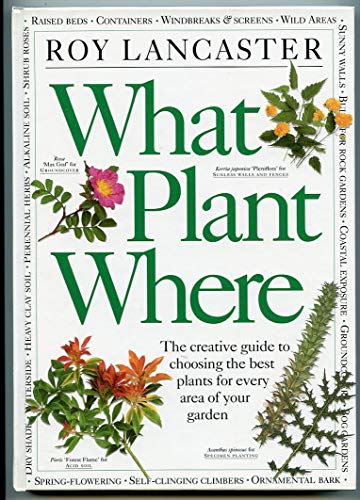 Imagen de archivo de What Plant Where a la venta por Gil's Book Loft