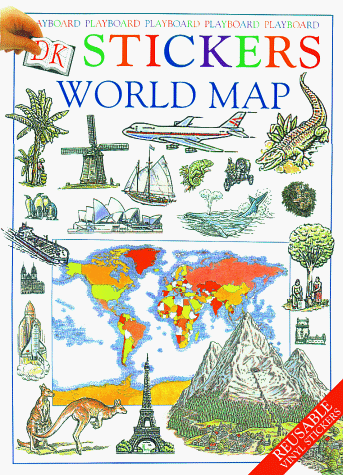 Sticker Playboards: World Map (9780789417640) by D.K. Publishing