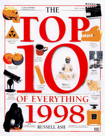 Imagen de archivo de The Top 10 of Everything 1998 a la venta por Better World Books